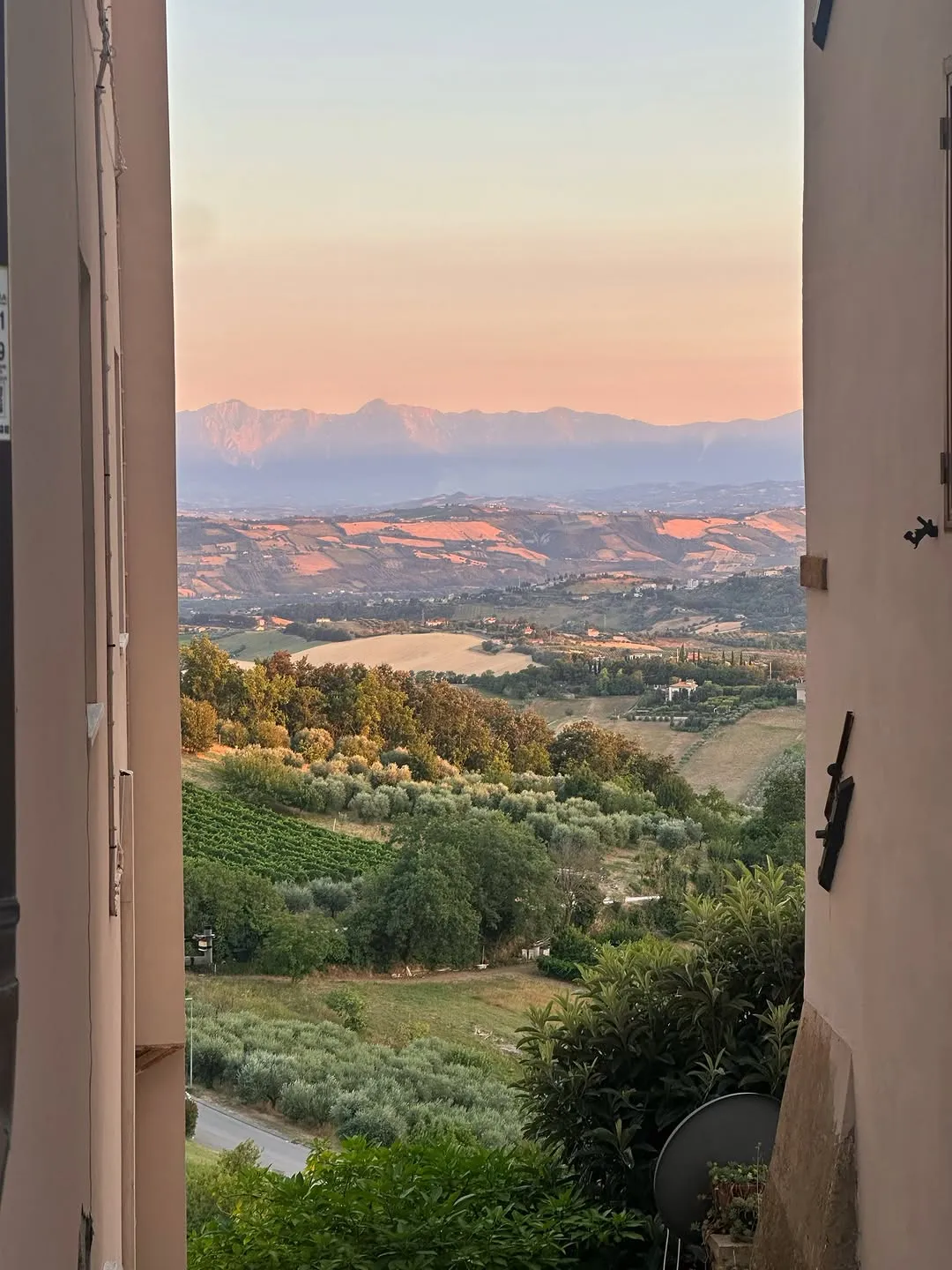 Sunset from the window