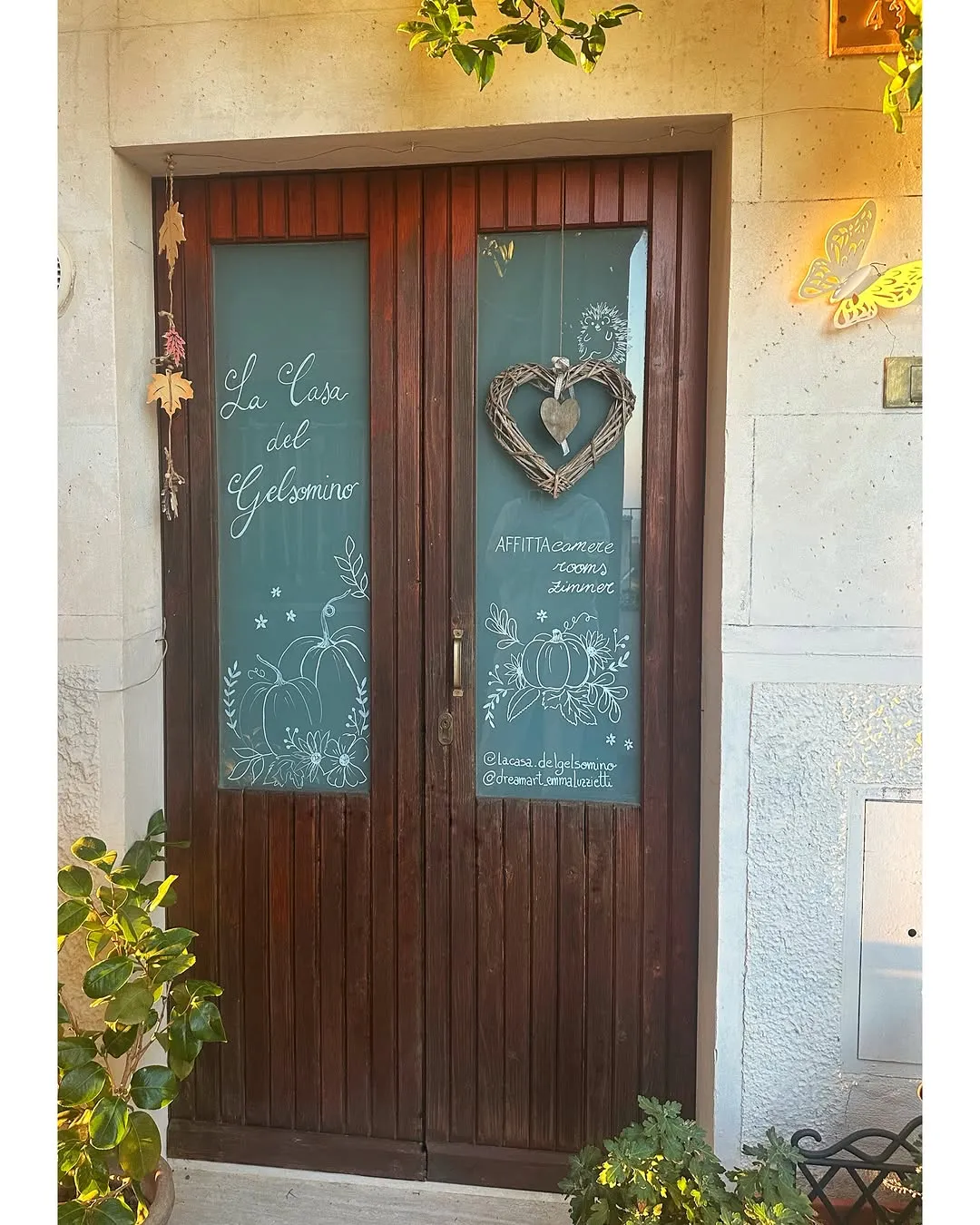 The front door